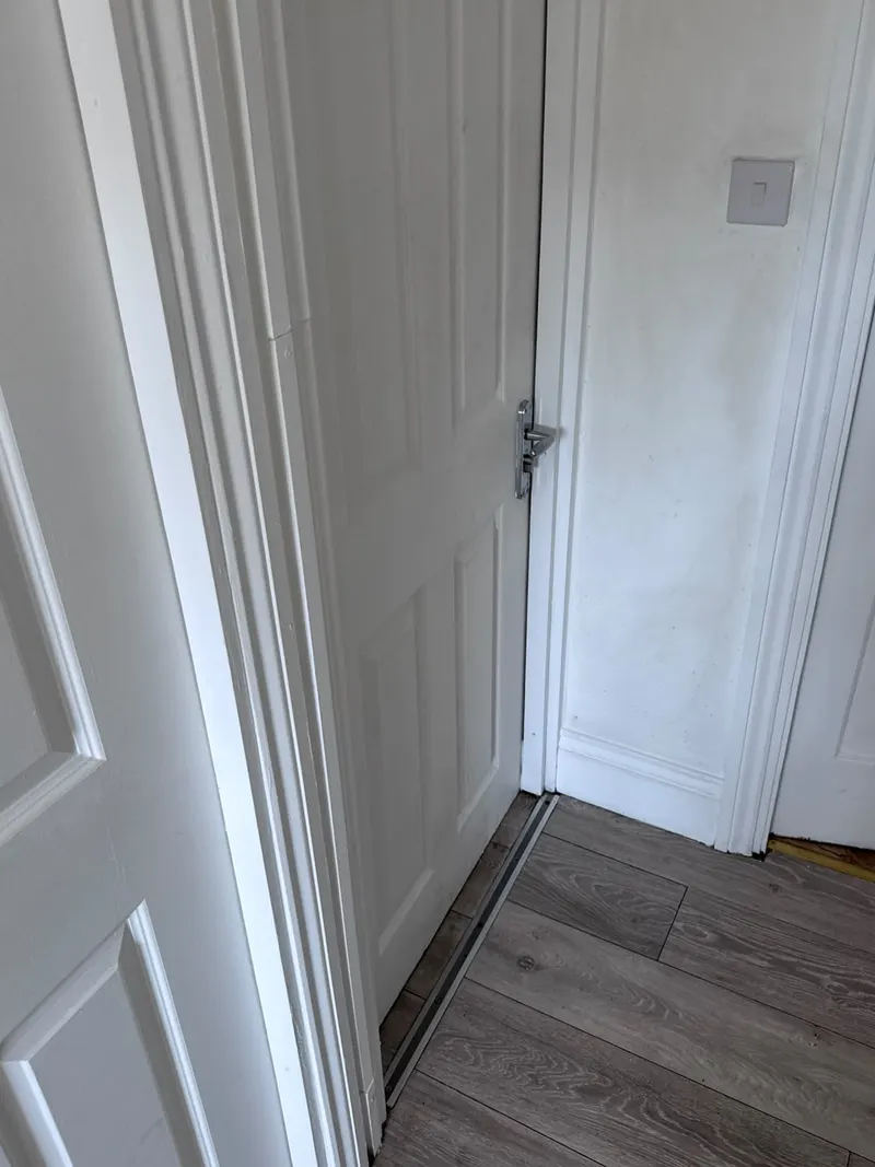 Hallway doorway and floor